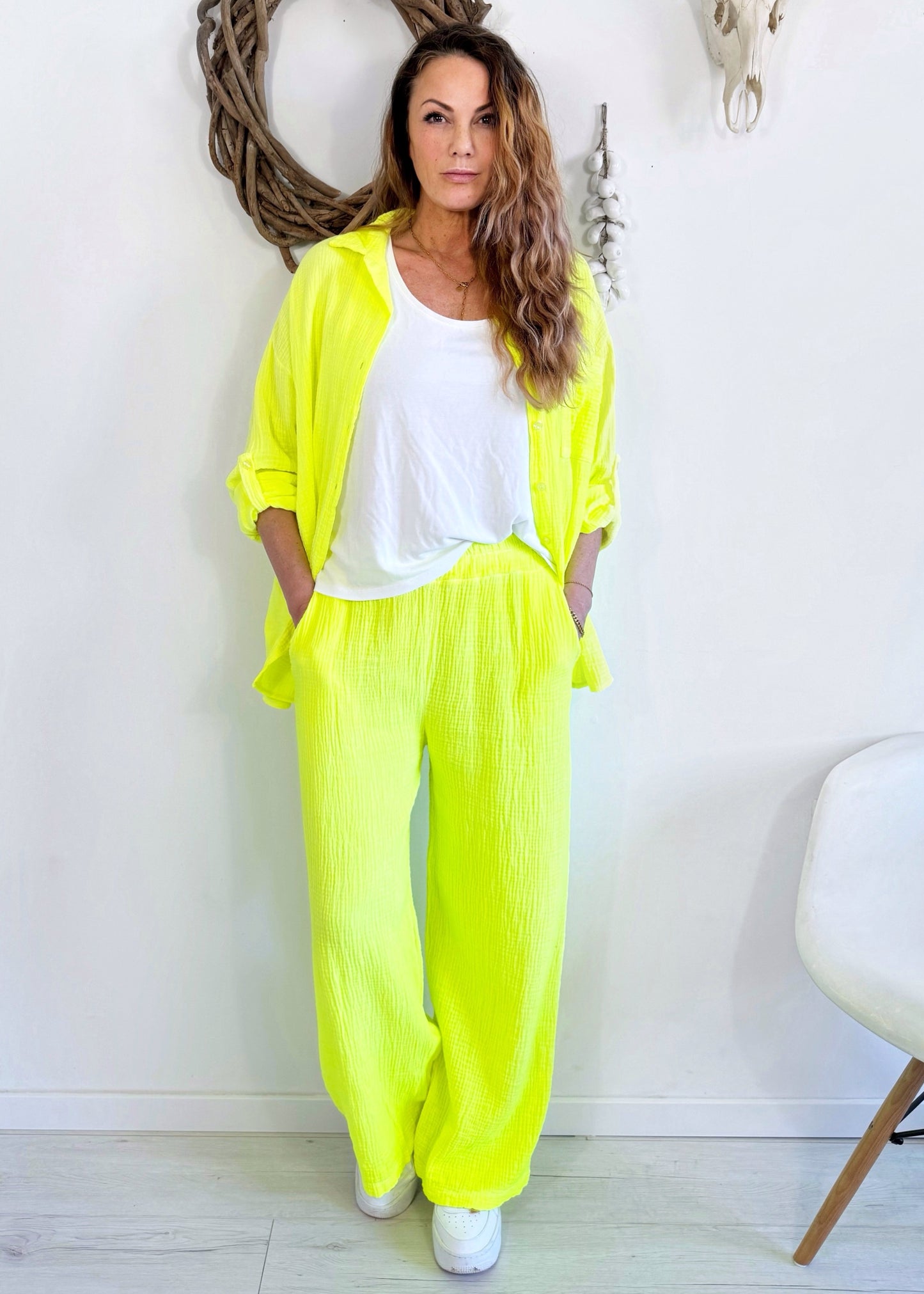 Musselin Bluse