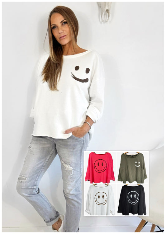 Oversize Sweater - Smiley