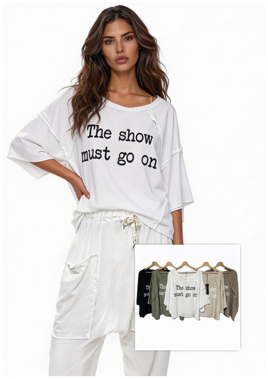 Batwing Oversize Statment Shirt