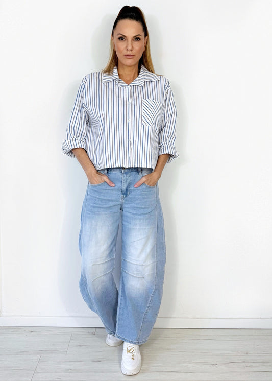 Wide leg barrel Jeans