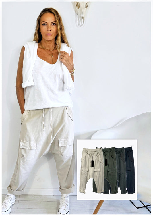 Tiefe Baggy (Jogger)