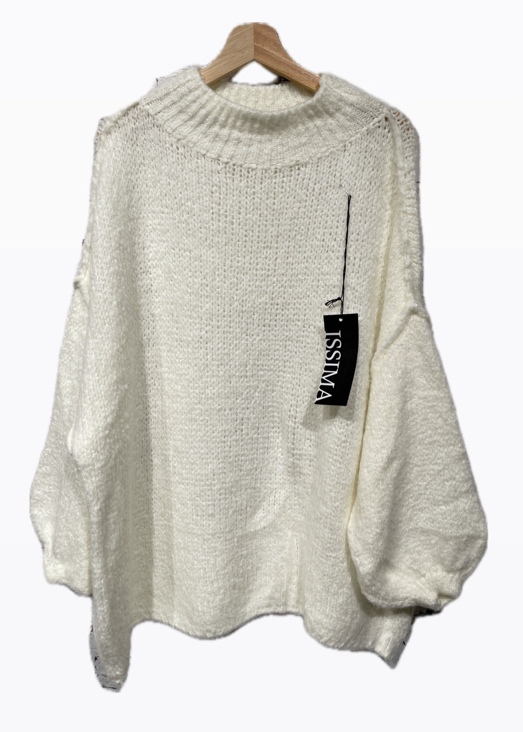 Strickpulli mit Ballonärmel