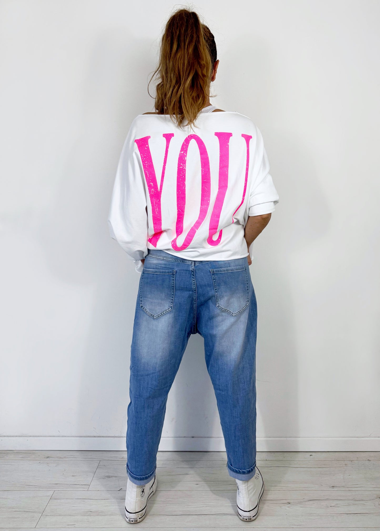 Oversize Sweater - HEY YOU