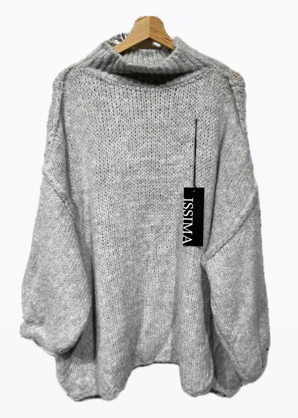 Strickpulli mit Ballonärmel