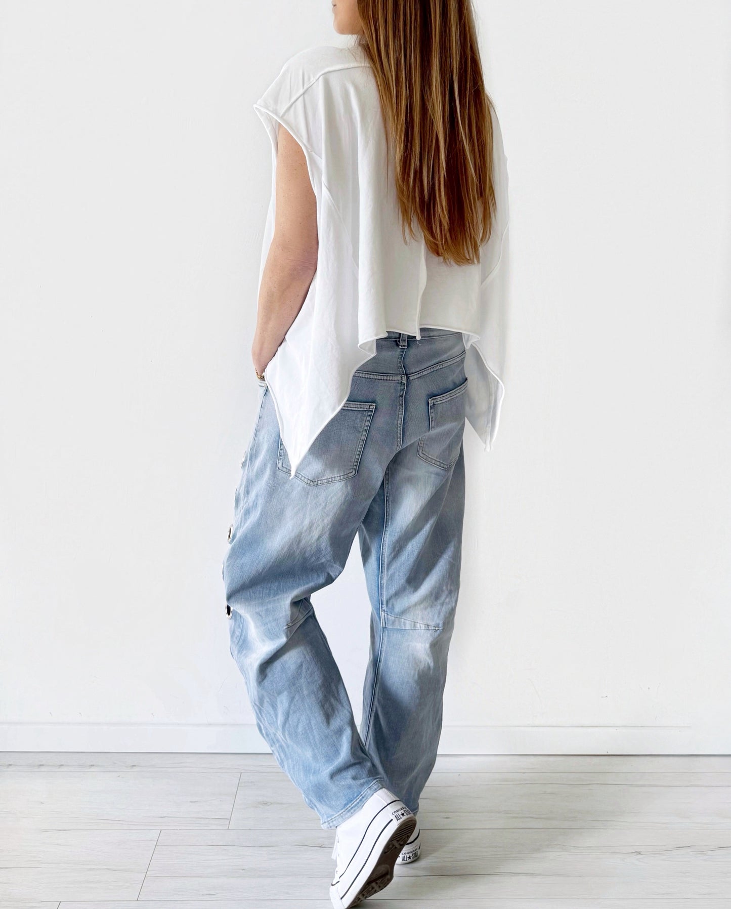 Flowbox Crop Shirt - Oversize