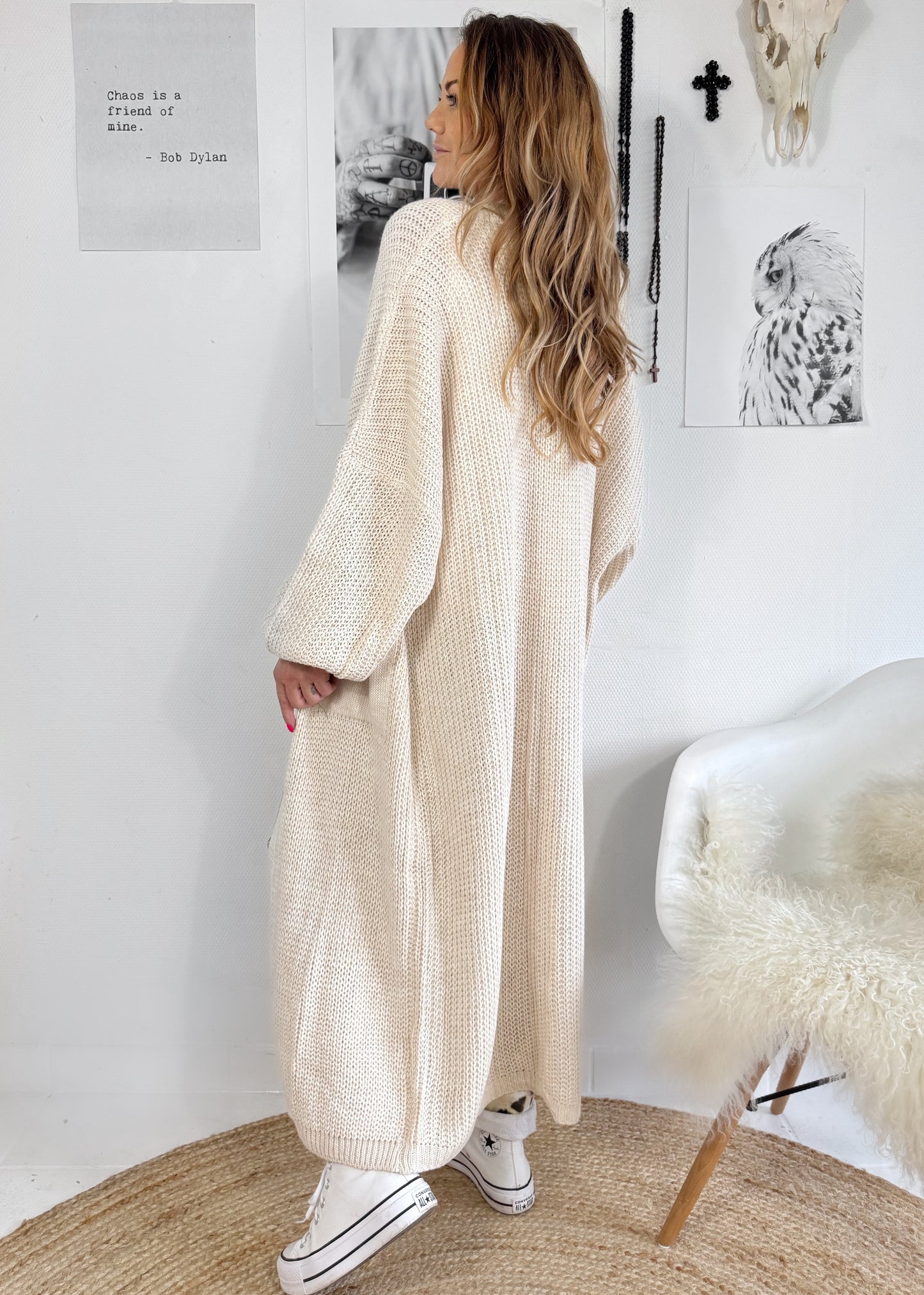 Langer Oversize Cardigan