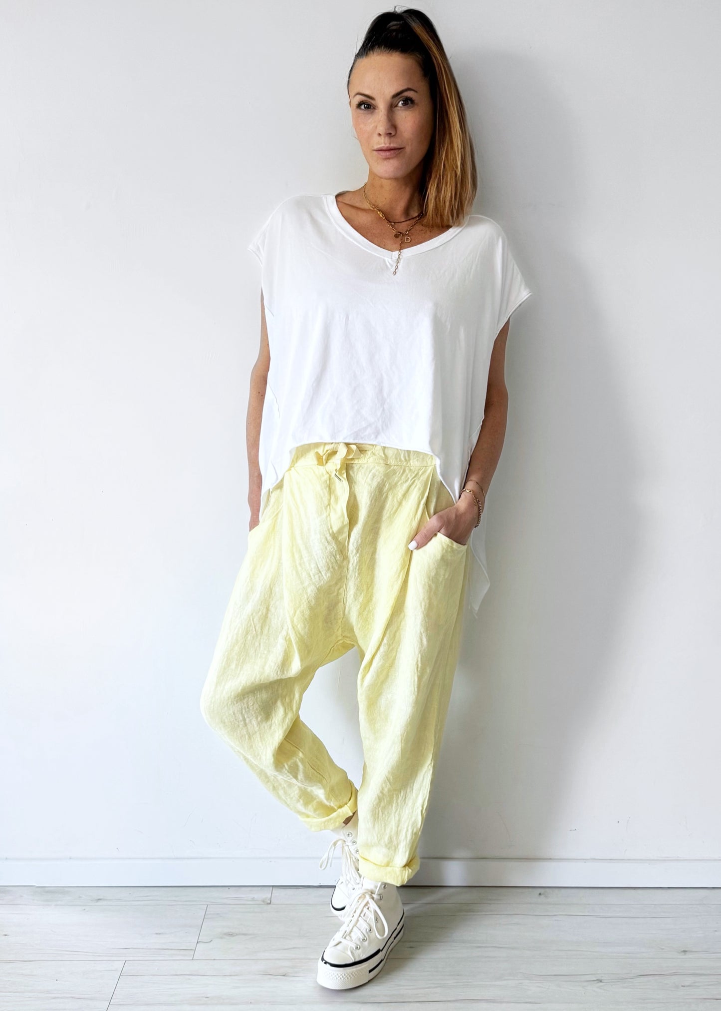 Flowbox Crop Shirt - Oversize