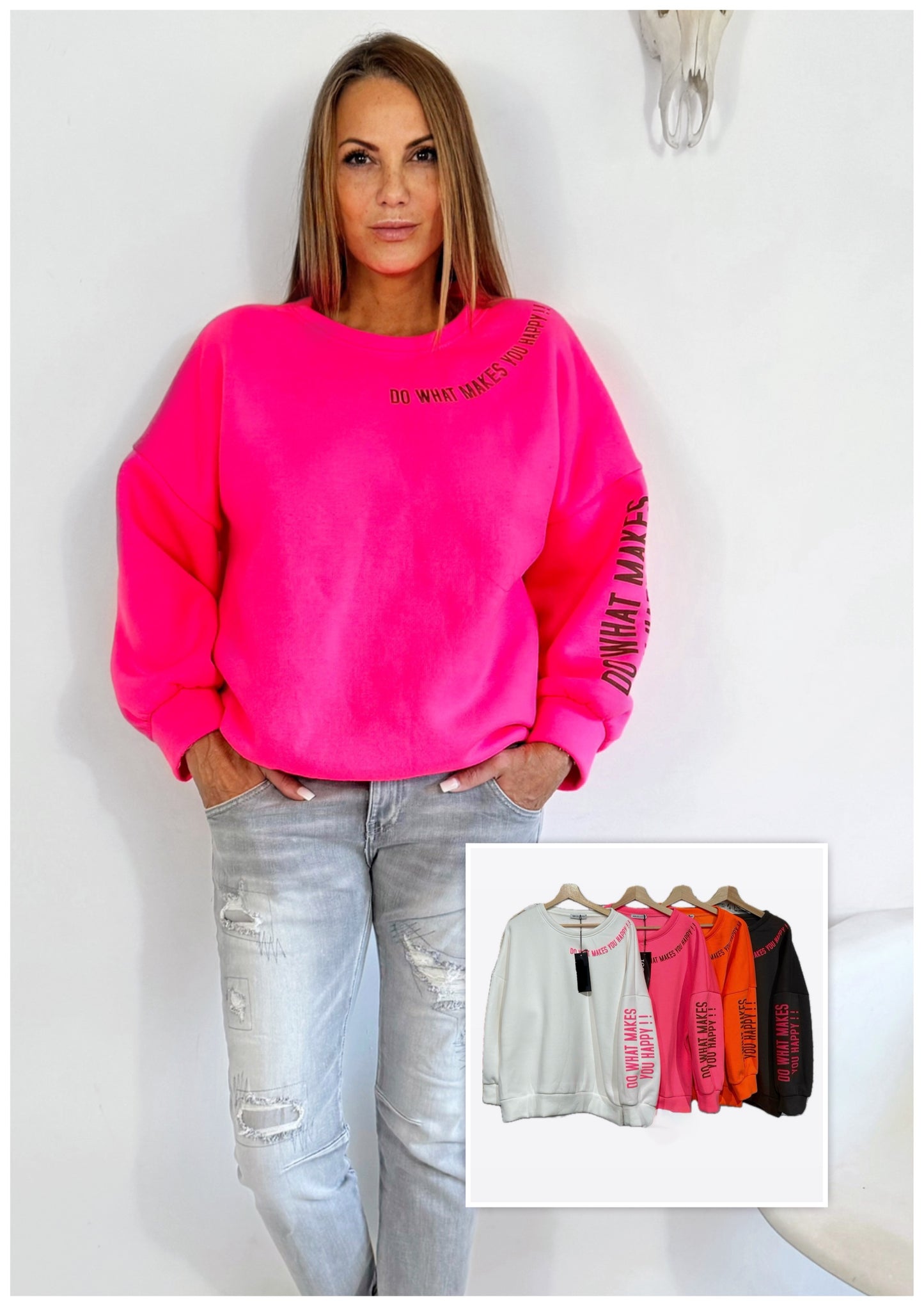 Weicher Statement Hoodie