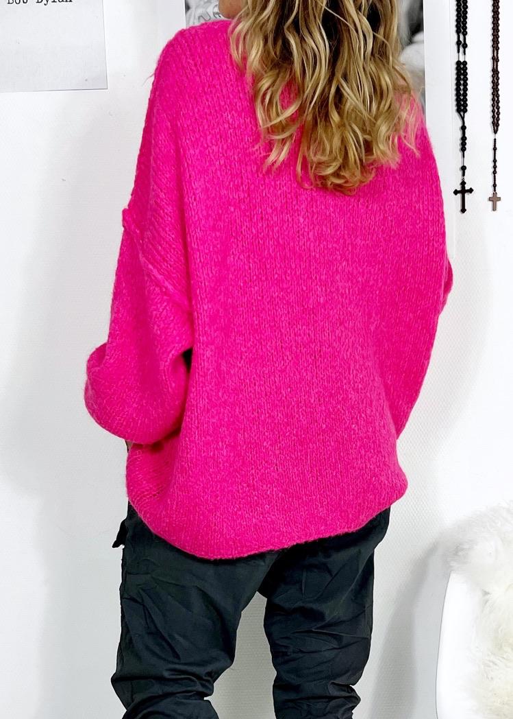 Strickpulli mit Ballonärmel