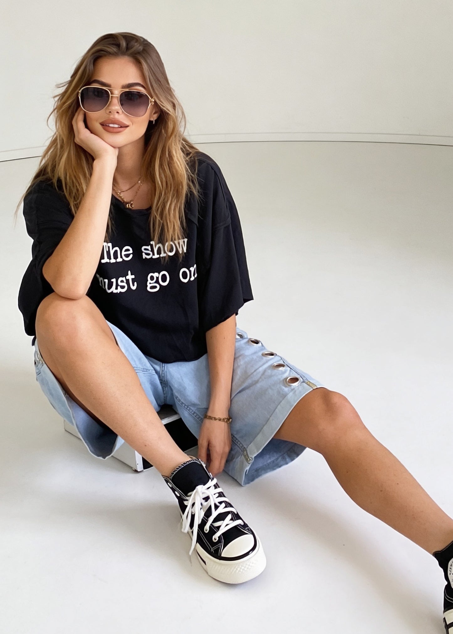 Batwing Oversize Statment Shirt