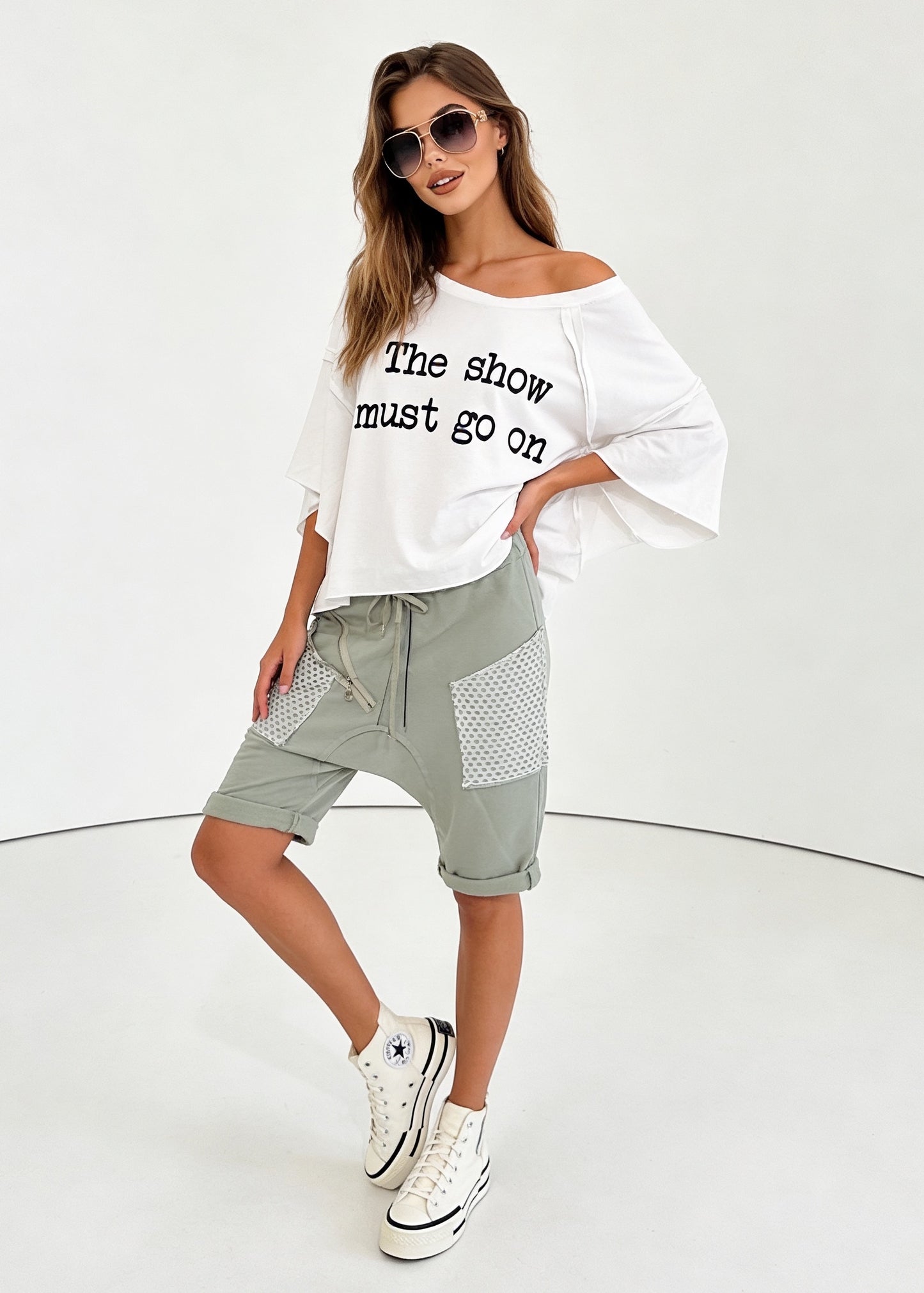 Batwing Oversize Statment Shirt
