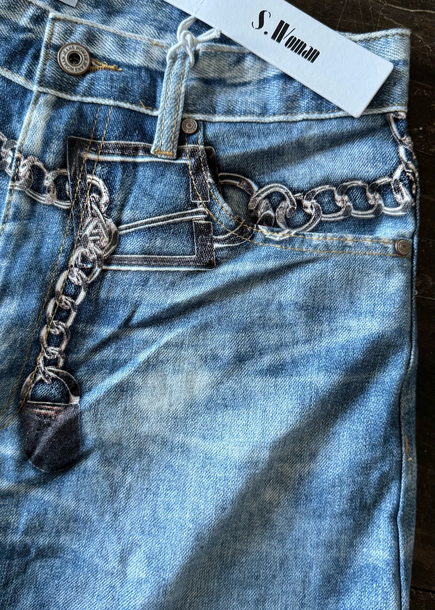 Lange wide leg Jeans