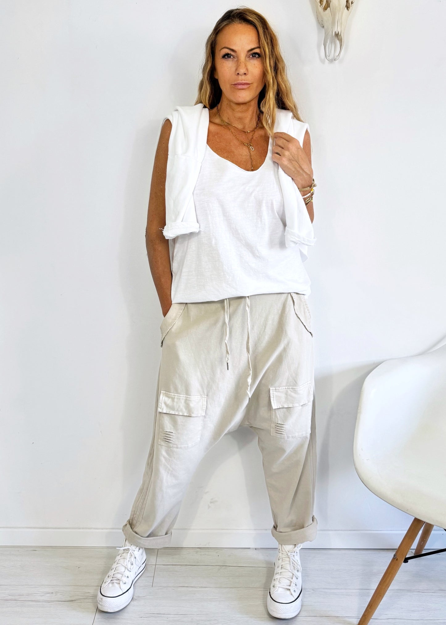 Tiefe Baggy (Jogger)
