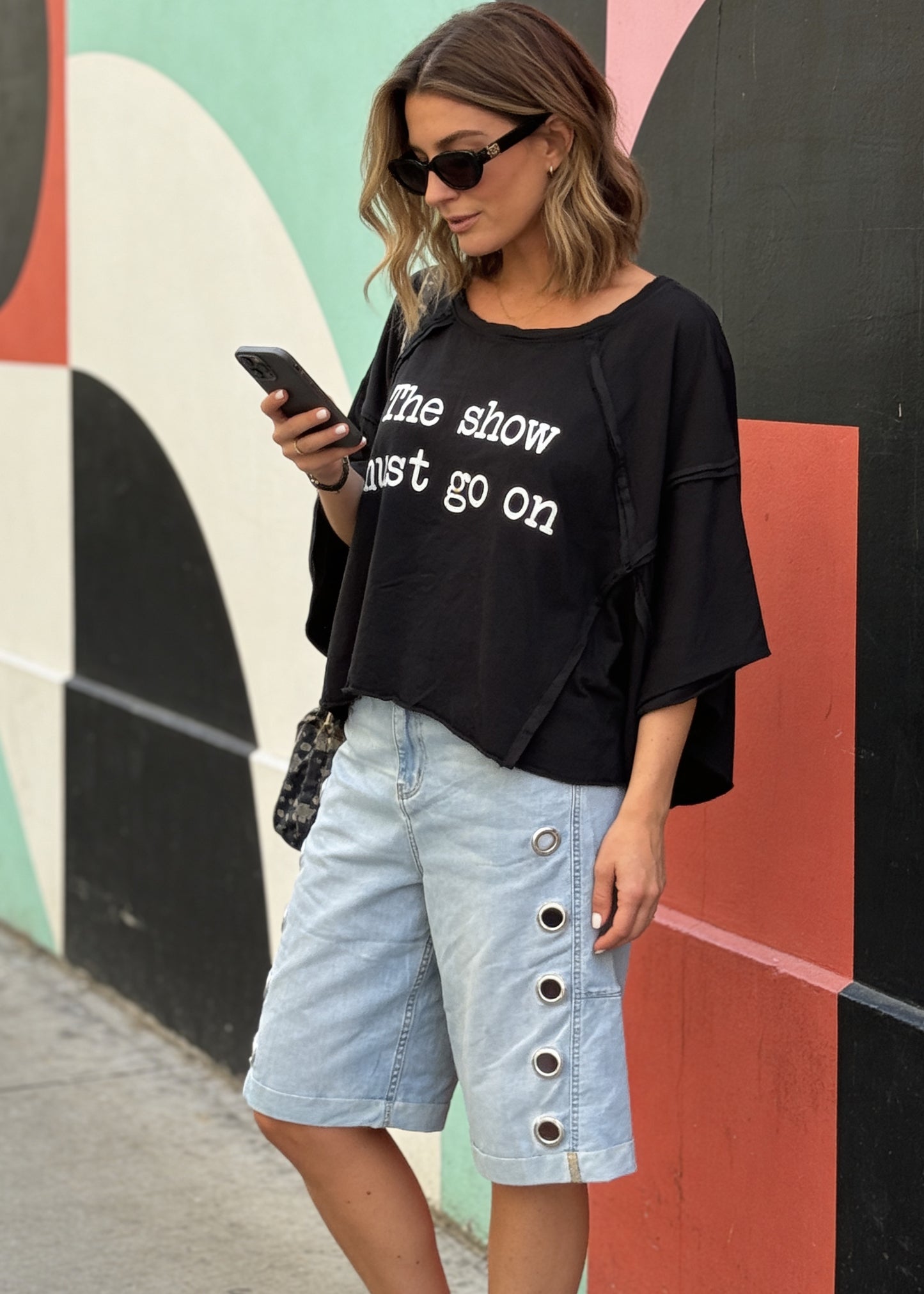 Batwing Oversize Statment Shirt