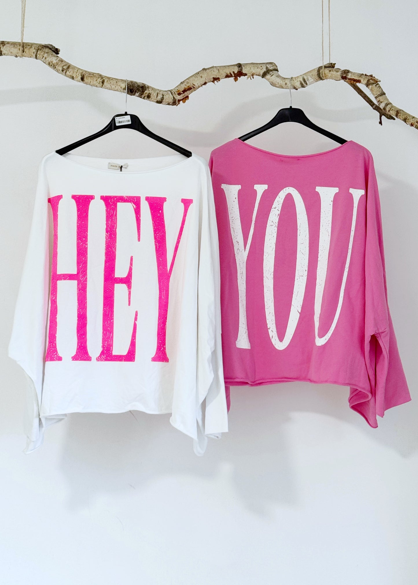 Oversize Sweater - HEY YOU