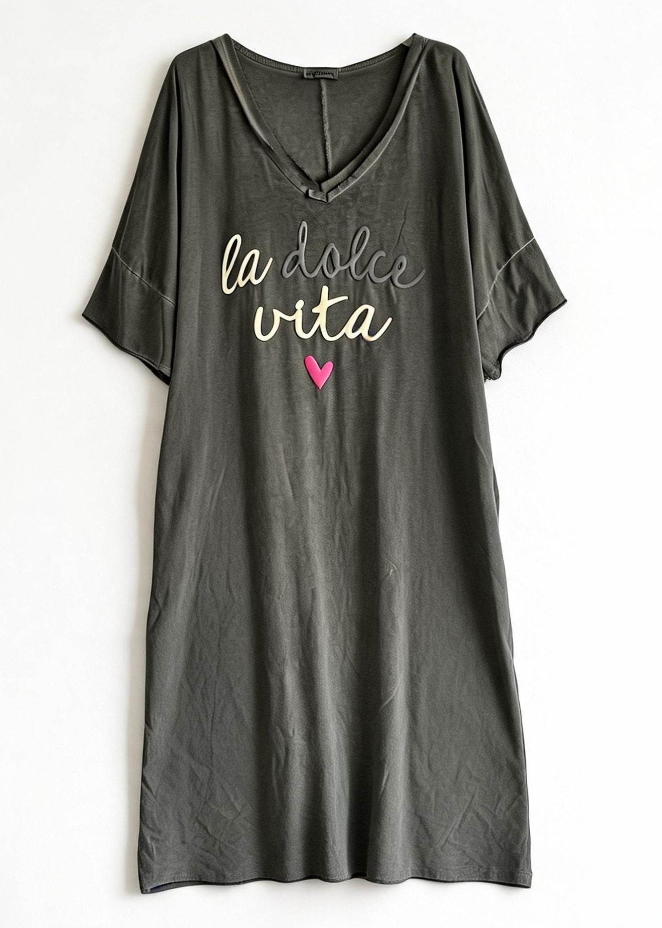 La Dolce Vita Shirtkleid mit Seitentaschen