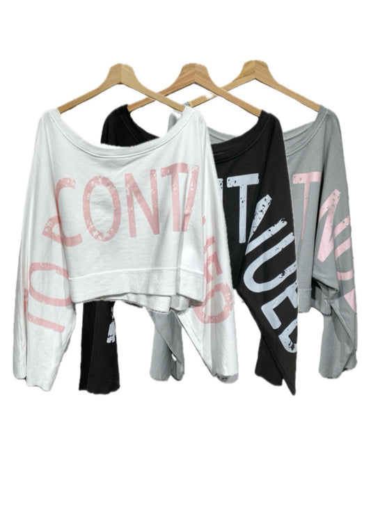 AB MORGEN IM SHOP - Kurzer Oversize Sweater