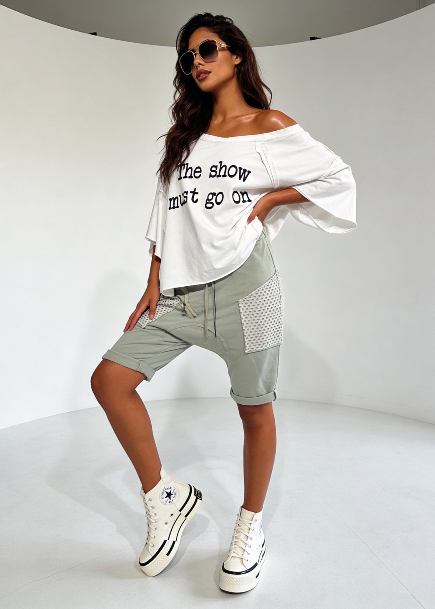 Batwing Oversize Statment Shirt