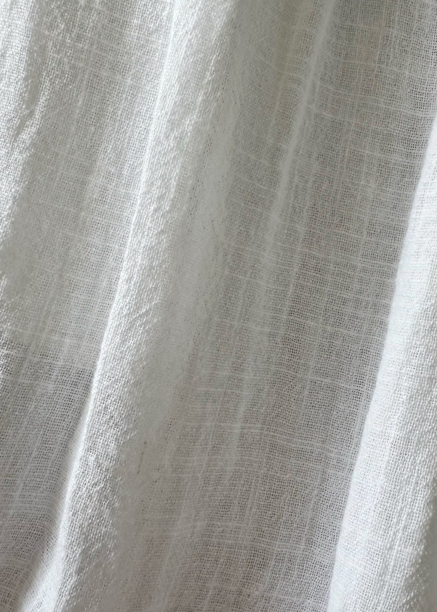 Baumwollhose mit Leinen-Webstruktur