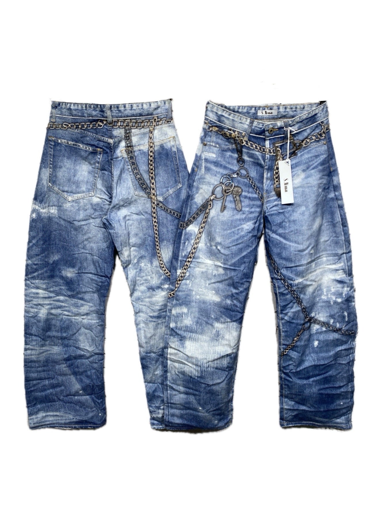 Lange wide leg Jeans