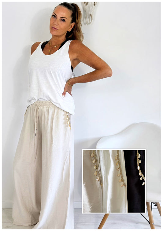Lange weite Hose