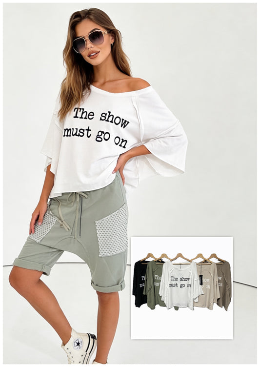 Batwing Oversize Statment Shirt