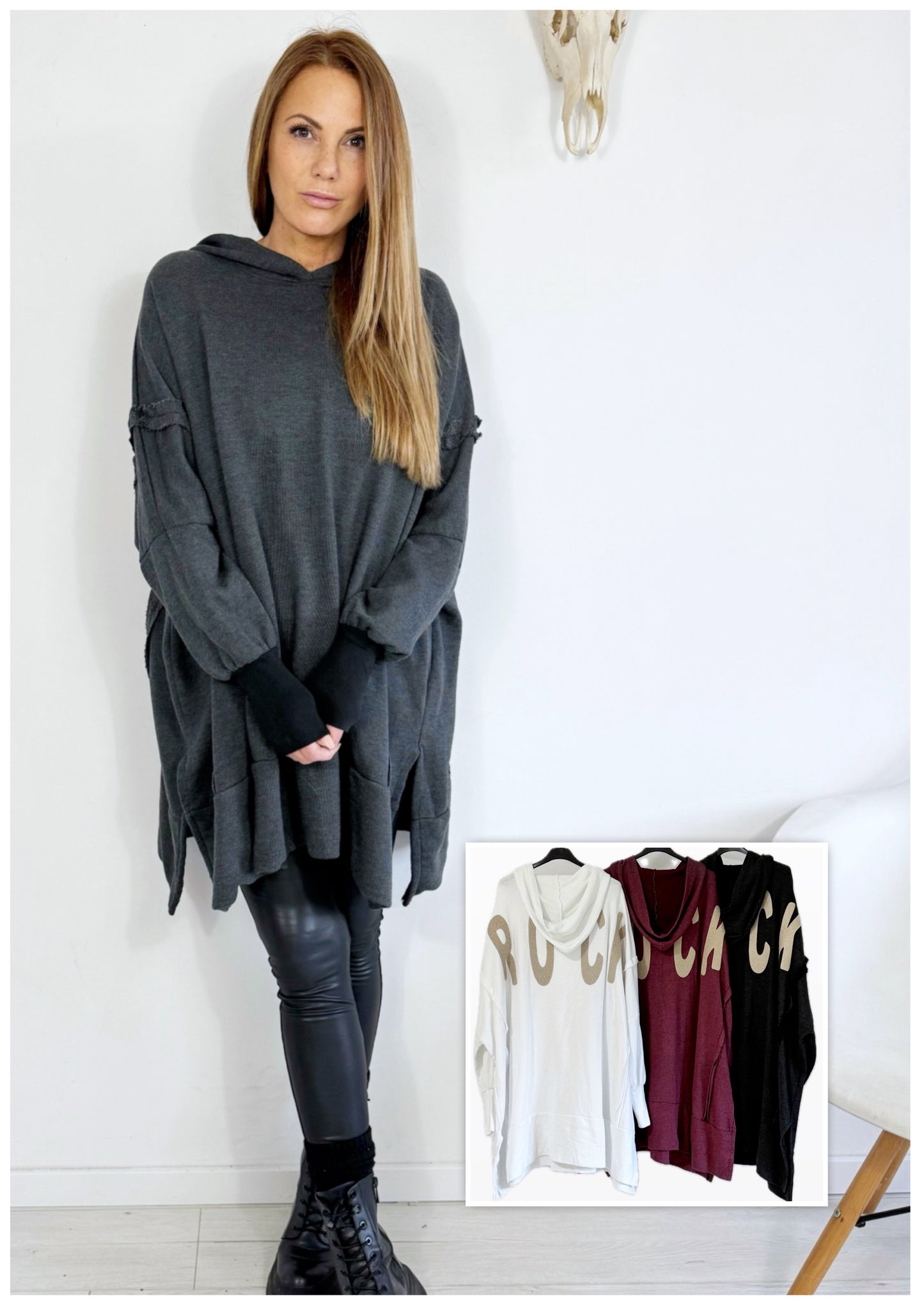 Langer OVERSIZE Sweater - BIGSIZE