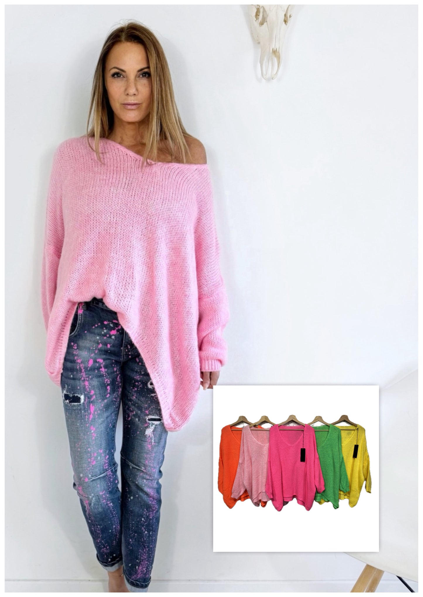 Oversize Strickpulli
